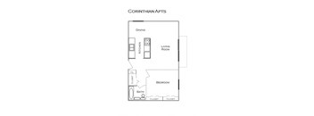 Corinthian Apartments floor plan