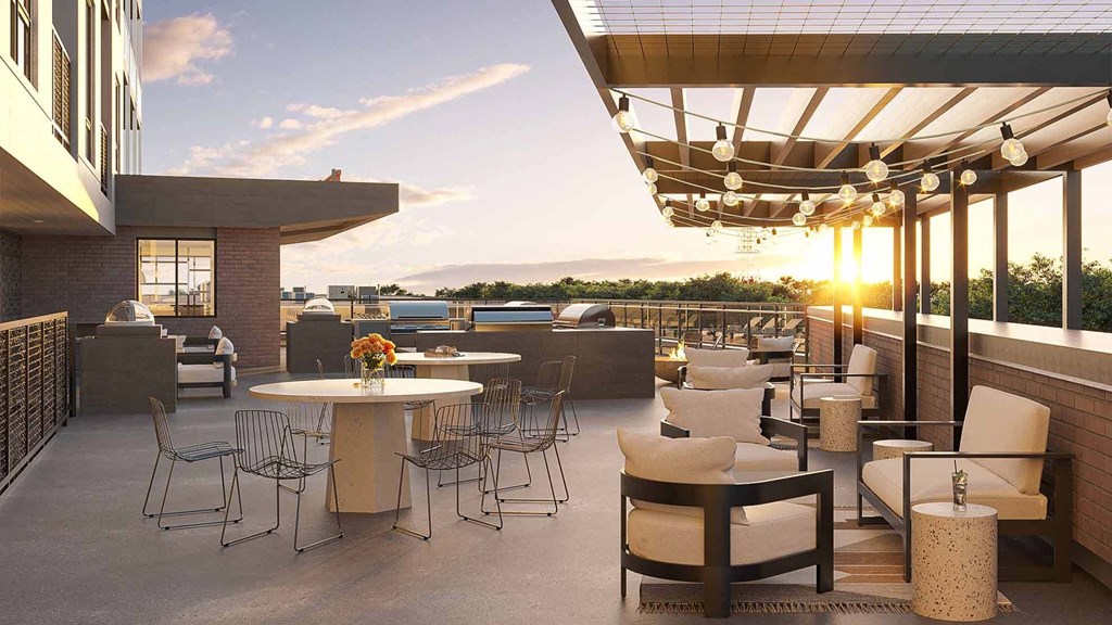 The Station at Malcolm Yards Deck rendering