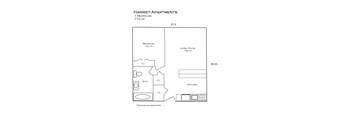 3428 Harriet Apartments Floor plan