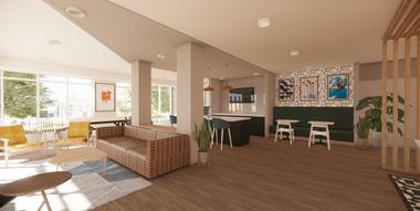 Midwell Apartments Living Room