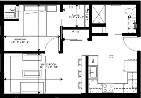 Lake Street Dwelling floorplan