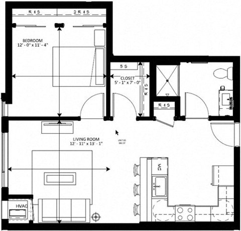 Lake Street Dwelling floorplan