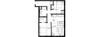 Lake Street Dwelling floorplan