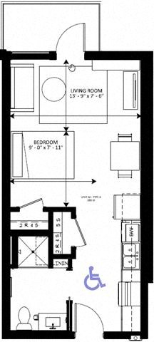 Lake Street Dwelling floorplan