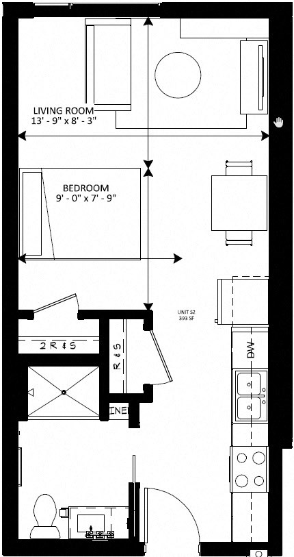 Lake Street Dwelling floorplan