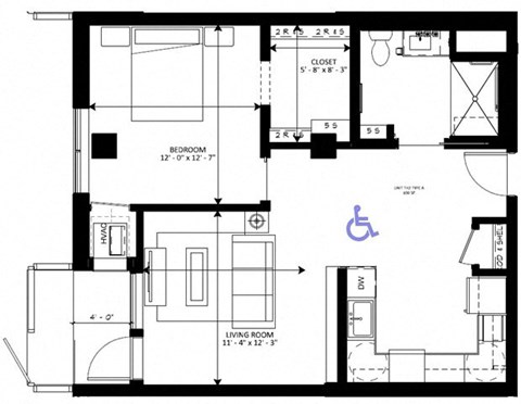 Lake Street Dwelling floorplan