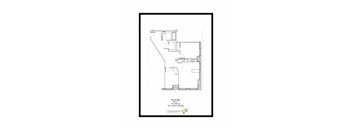 A floor plan for the Executive Wing of the Commerce Building at the Community Colleges.