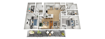 Lago Apartments Floor Plan