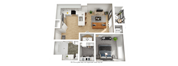 Lago Apartments Floor Plan
