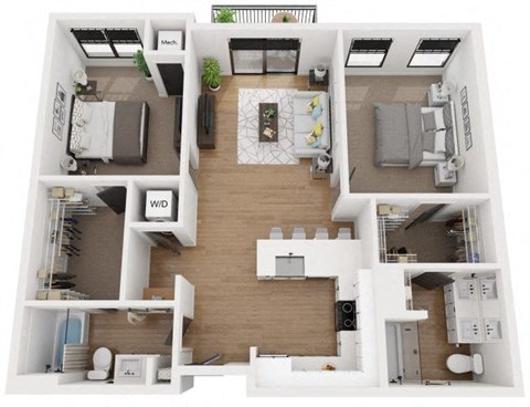 The Reeve Lakeside Floorplans
