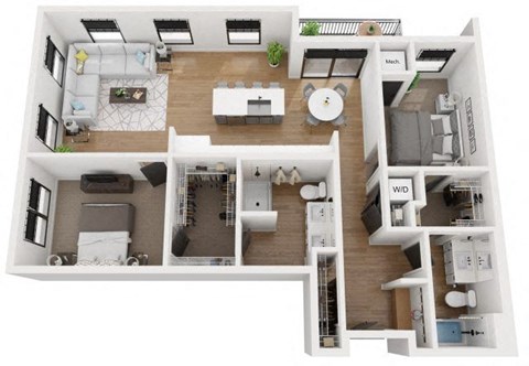 The Reeve Lakeside Floorplans