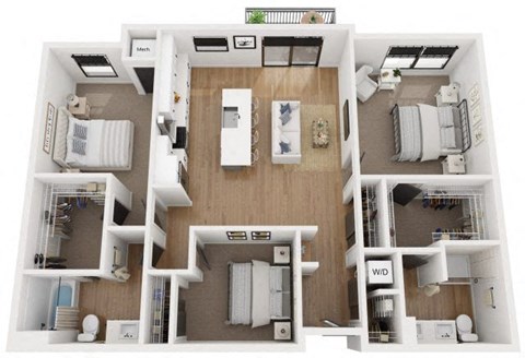 The Reeve Lakeside Floorplans