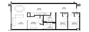 Amber Union floorplan