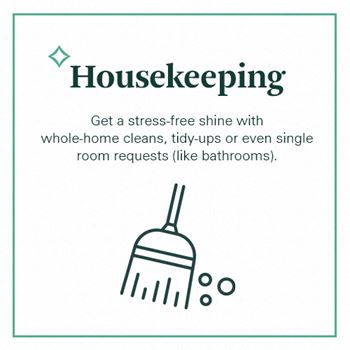 get a stress free shine with whole home cleans tidy ups or even single room requests