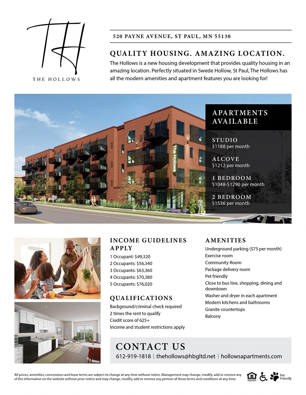 The Hollows Flyer, St. Paul, Minnesota