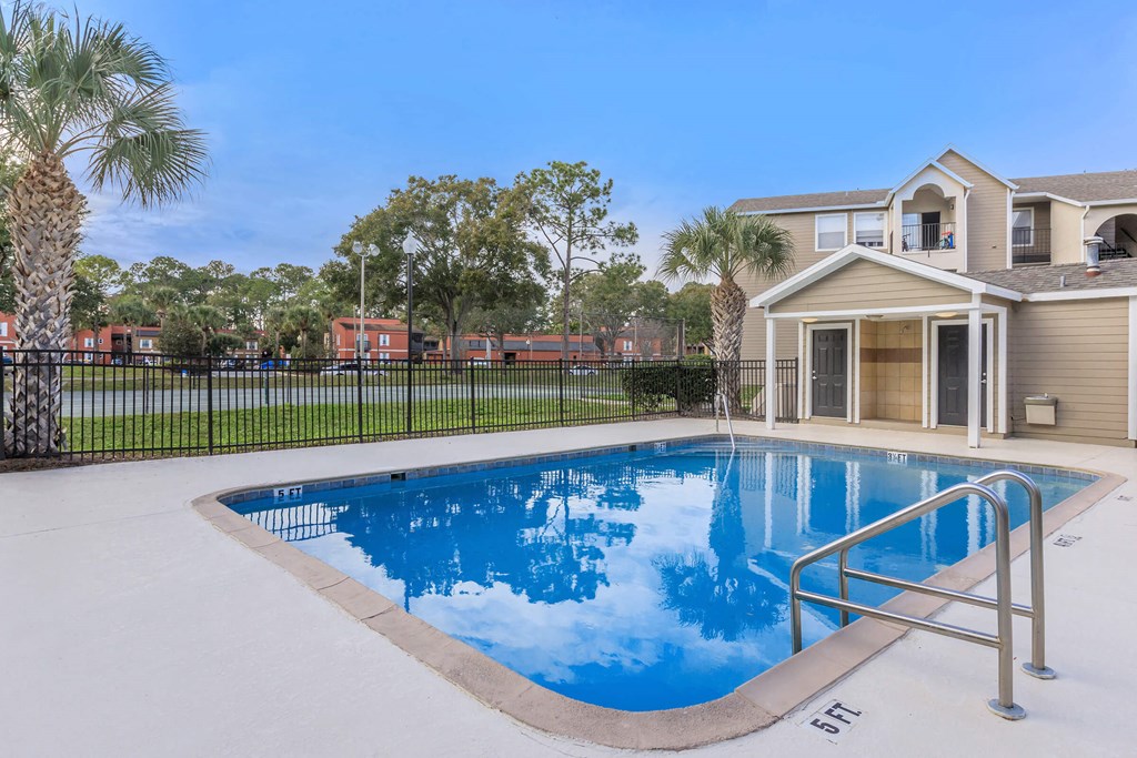 the swimming pool at the preserve at polo apartments fl