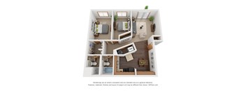 Two Bedroom 2 Bath B