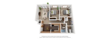 Two Bedroom 2 Bath C