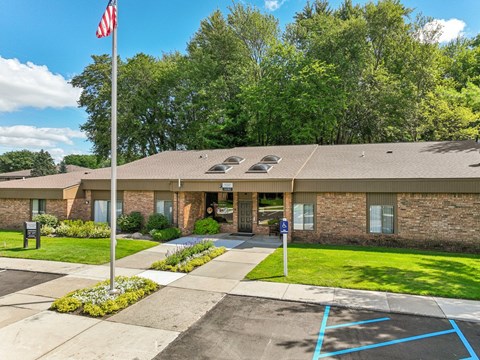 Green Space at Eastwood Village Apartments in Clinton Township