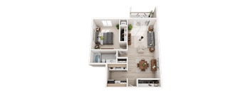 1 bedroom 1 bath apartment in Westland Westwood Village