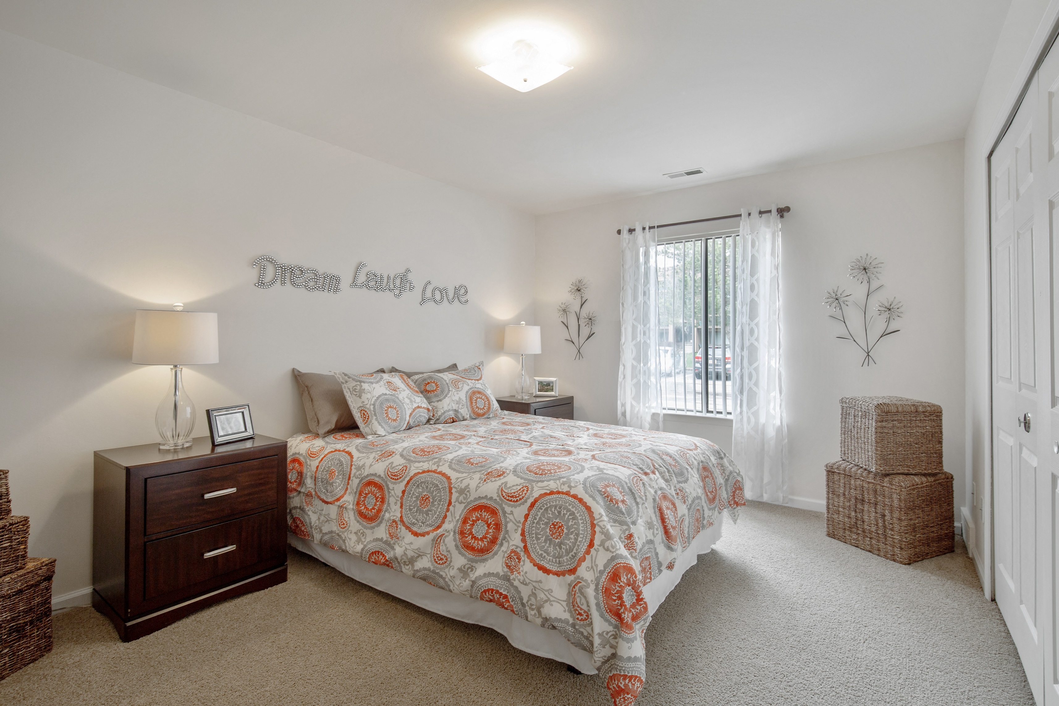 Spacious Bedroom at Lakeside Village Apartments Clinton Township MI