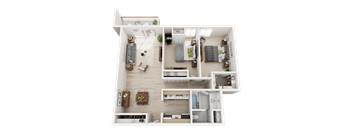 2 bedroom 2 bath apartment in Westland Westwood Village