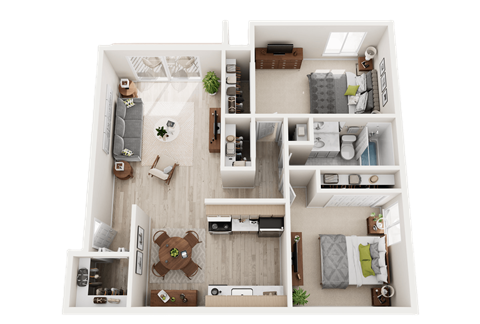 2 bedroom 2 bath apartment in Westland Westwood Village