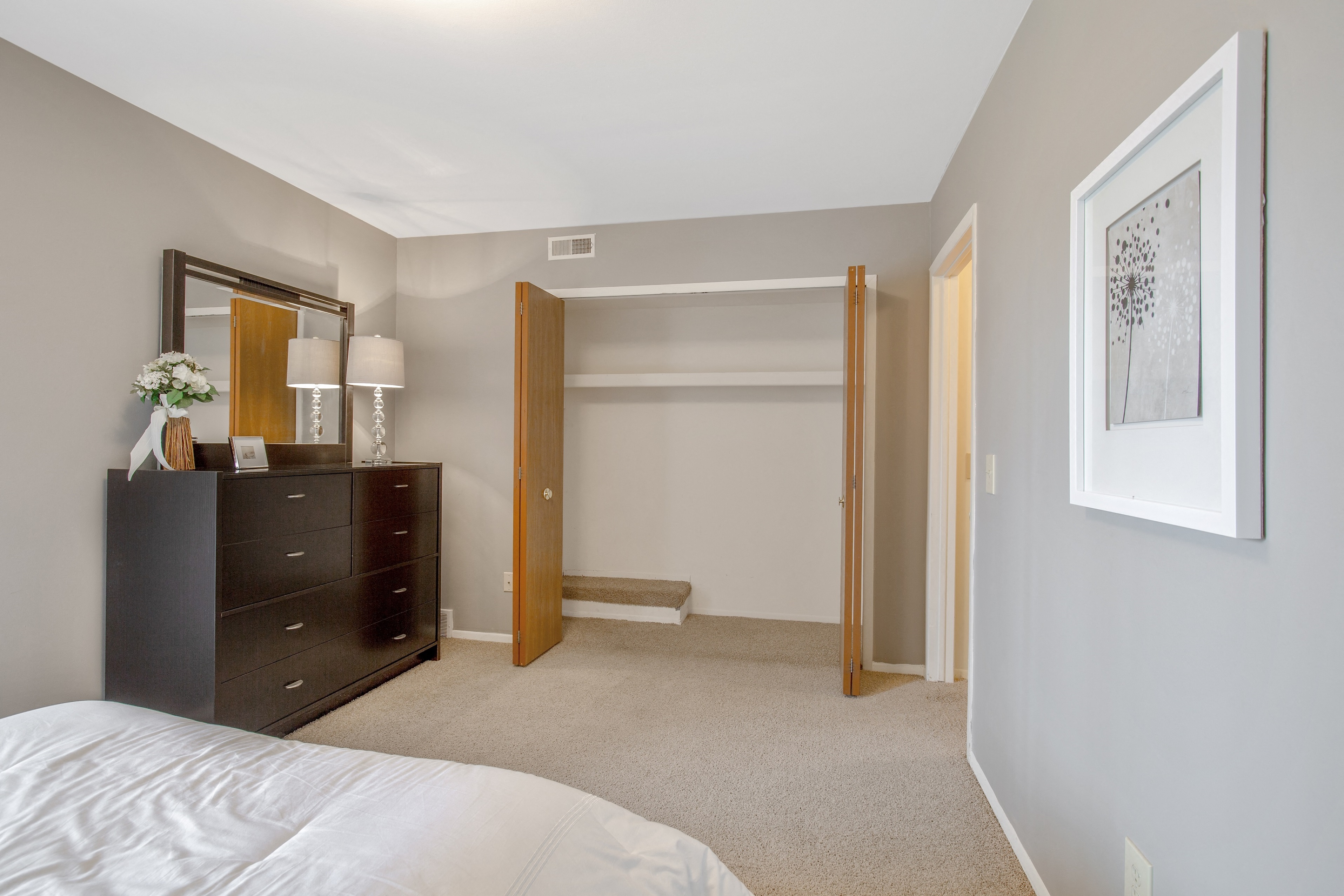 Spacious Closets at Lakeside Village Apartments Clinton Township MI