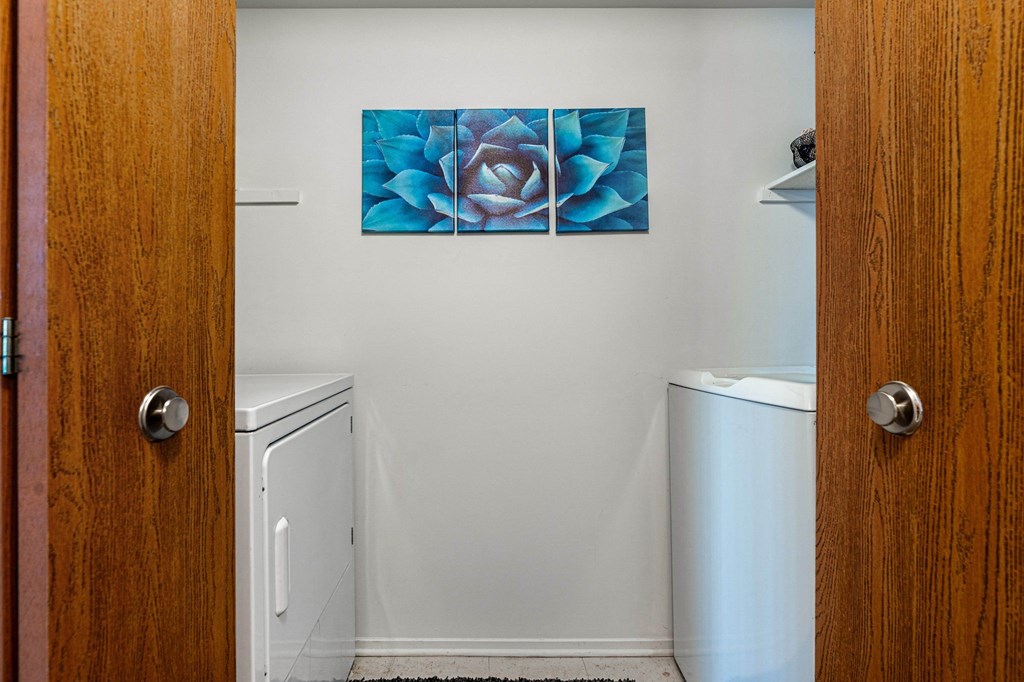 In-Unit Laundry at Prentiss Pointe Apartments, Michigan, 48045