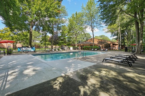 Heated Swimming Pool at Eastwood Village Apartments in Clinton Township, MI
