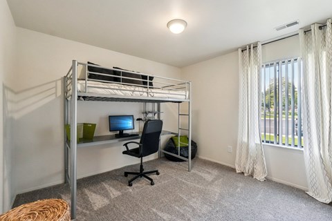 Remote work space in 2 bedroom apartment  in Clinton Township