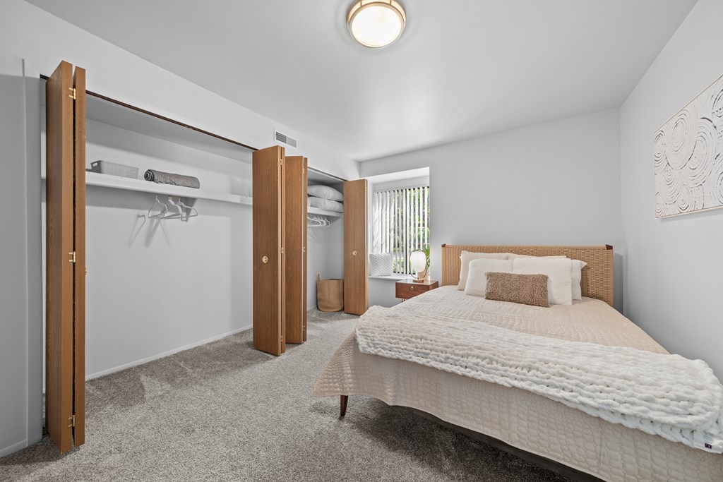 Beautiful bedroom with large closets in Kalamazoo