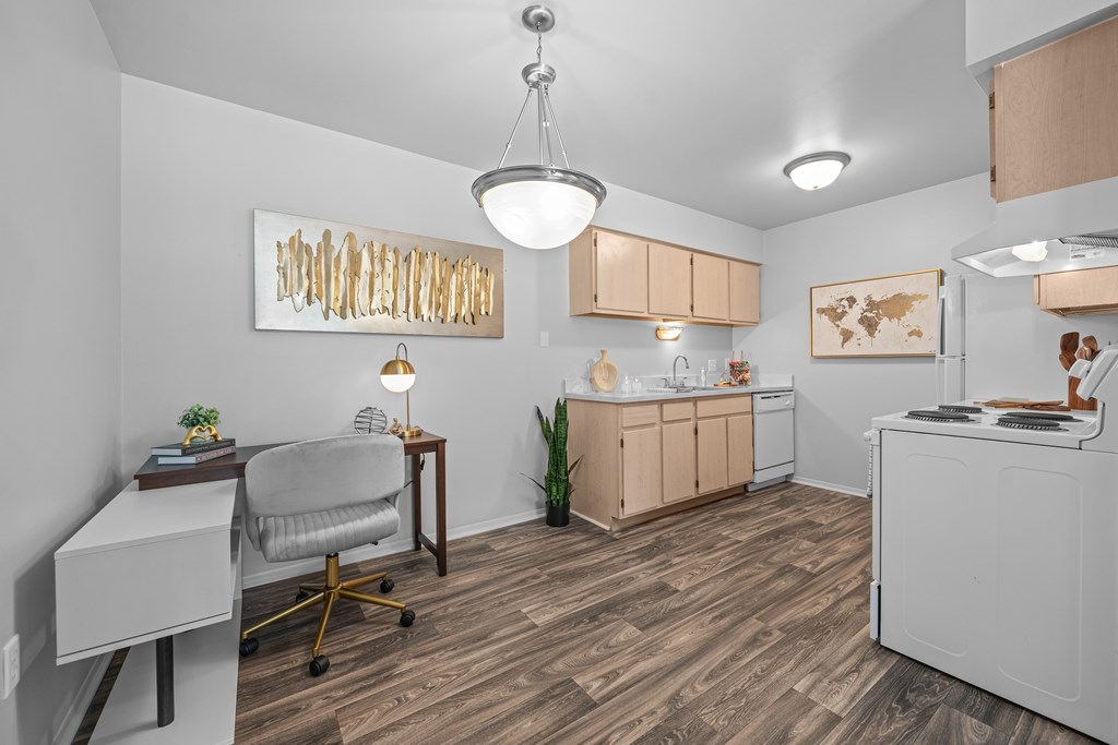 Gorgeous Kitchen at Dover Hills Apartments in Kalamazoo