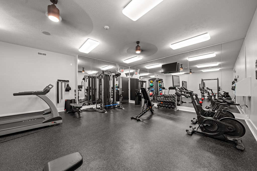 24 Hour Gym at Dover Hills Apartments in Kalamazoo