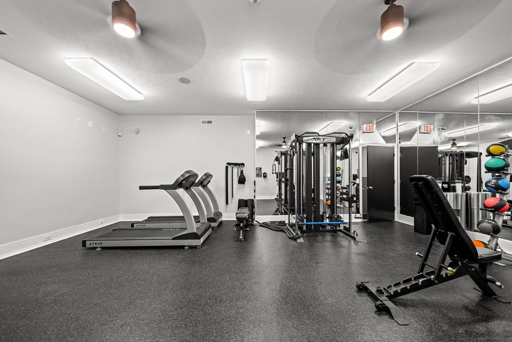 24 Hour Gym at Dover Hills Apartments in Kalamazoo