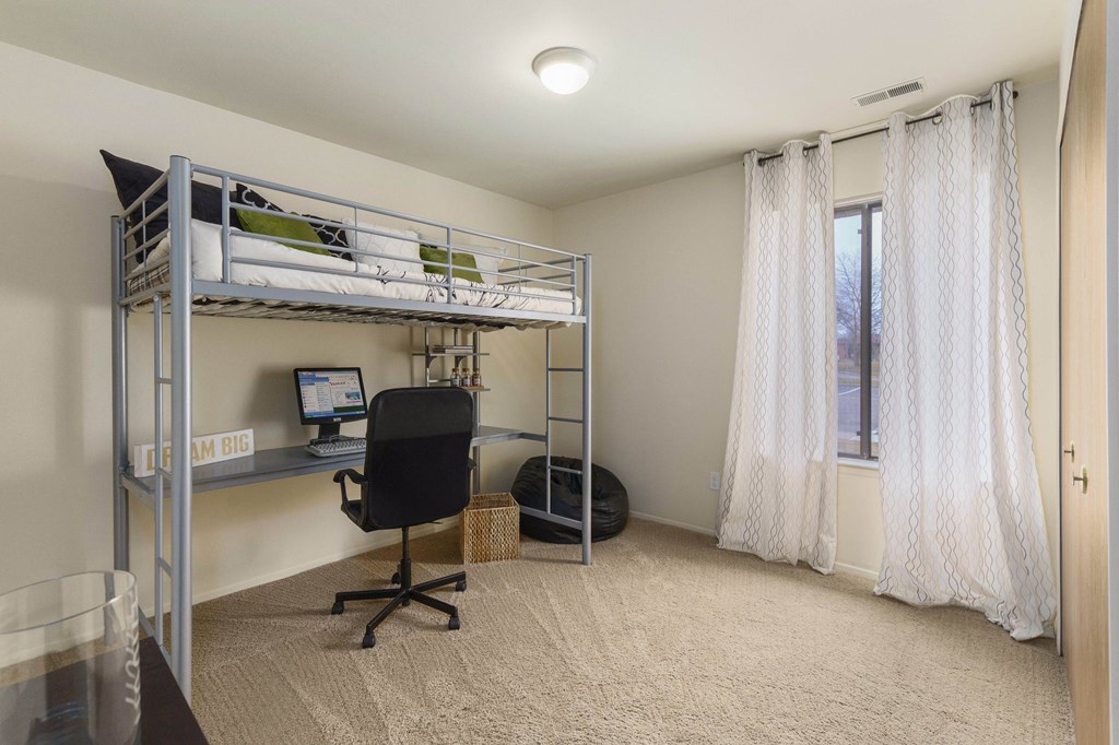 Eastwood Village Two Bedroom Model Guest Room