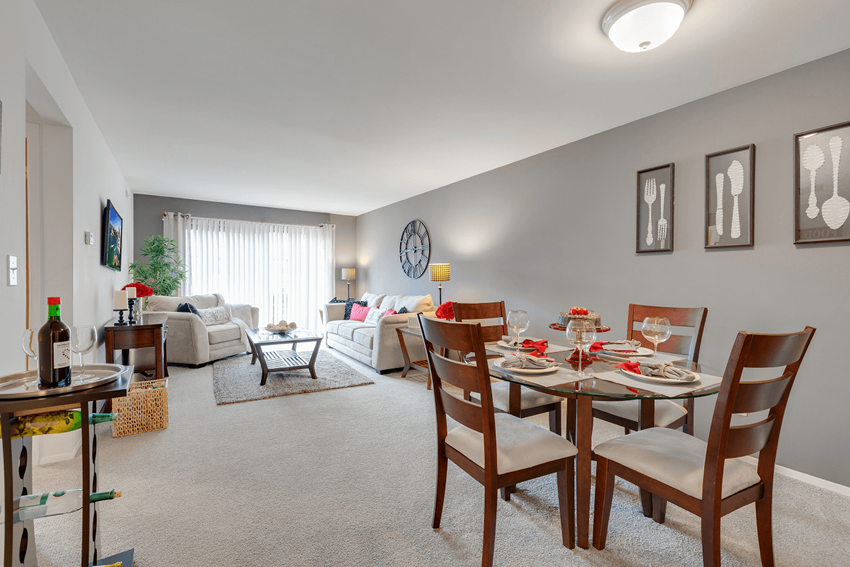 Livingroom Area Sun-filled Living Room at Eastwood Village Apartments, 24382 Eastwood Village Court - Photo Gallery
