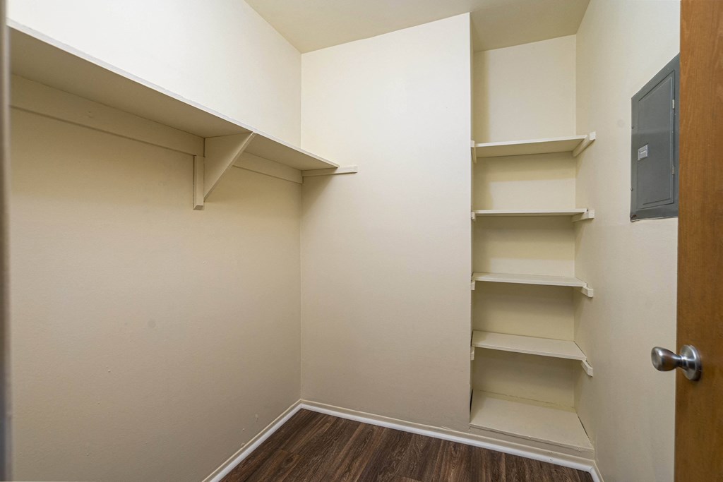 Walk-In Closet at Franklin River Apartments, Michigan