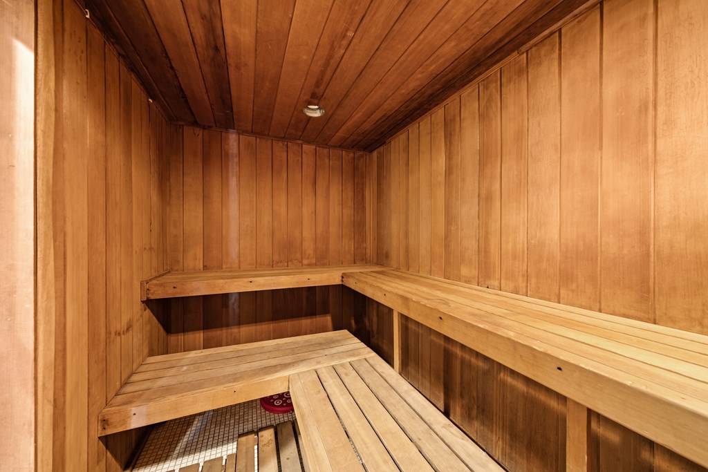 Dry Sauna Room at Knottingham Apartments in Clinton Township