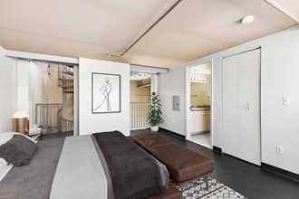 Spacious Bedrooms With En Suite Bathrooms at Lofts of Merchants Row, Detroit, MI, 48226 - Photo Gallery 2