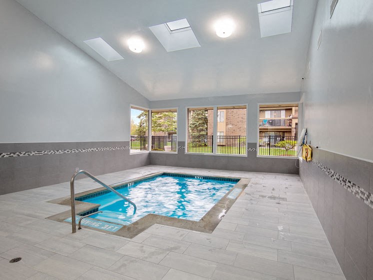 Indoor Hot Tub at Lakeside Village Apartments Clinton Township Michigan