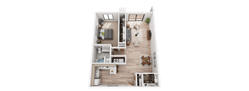 Lakeside Village Apartments 1 bed 1 bath Apartment