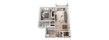 Lakeside Village Apartments 1 bed 1 bath Apartment