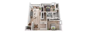 Lakeside Village Apartments 2 bed 2 bath Apartment