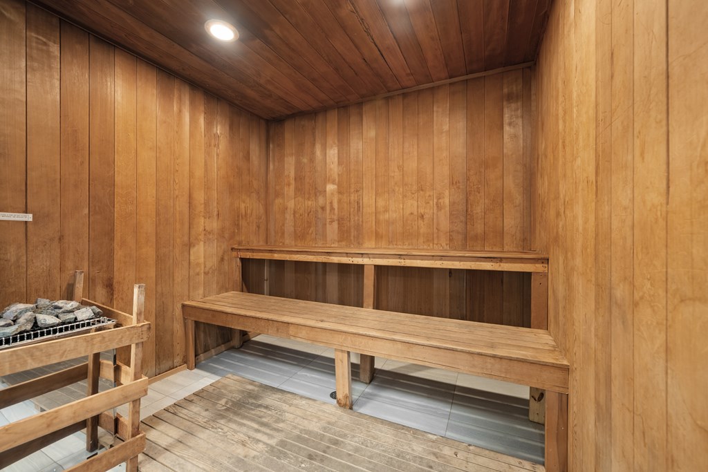 Dry Sauna Room at Lakeside Village Apartments in Clinton Township, MI