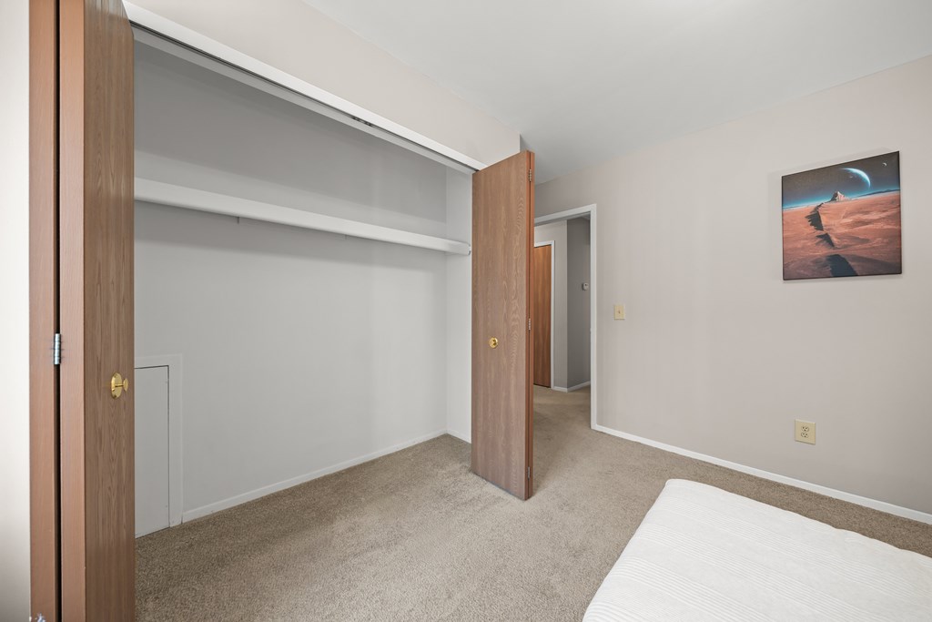 Spacious Closets at Lakeside Village Apartments Clinton Township MI