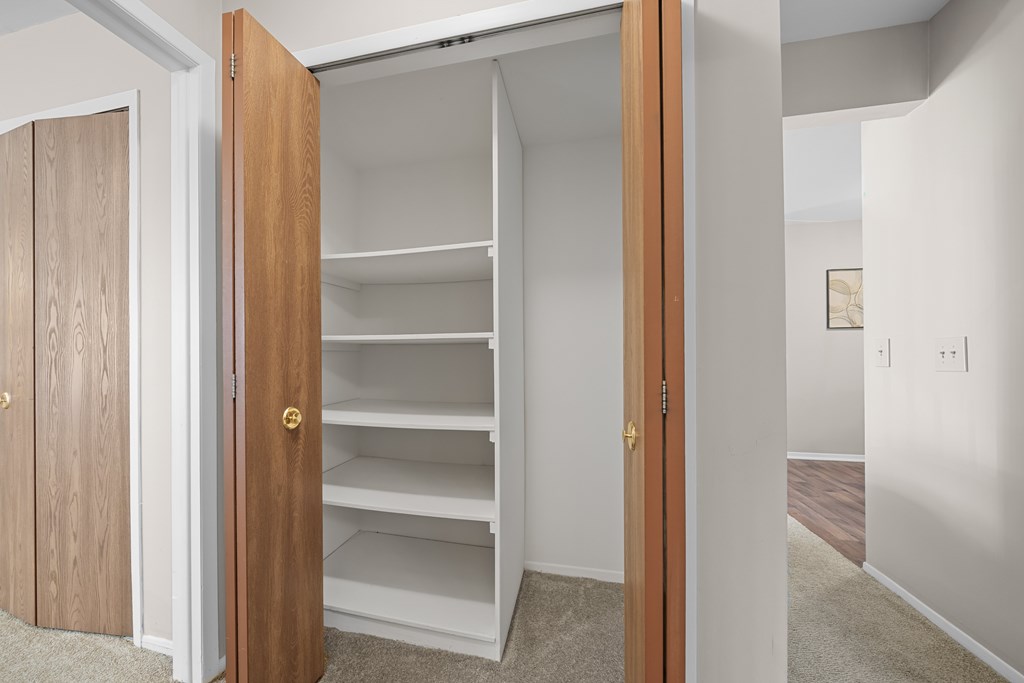 Spacious Closets at Lakeside Village Apartments Clinton Township MI