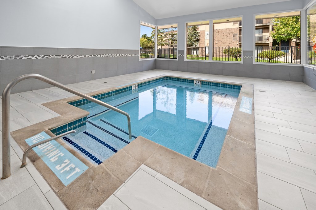 Indoor Hot Tub at Lakeside Village Apartments Clinton Township Michigan