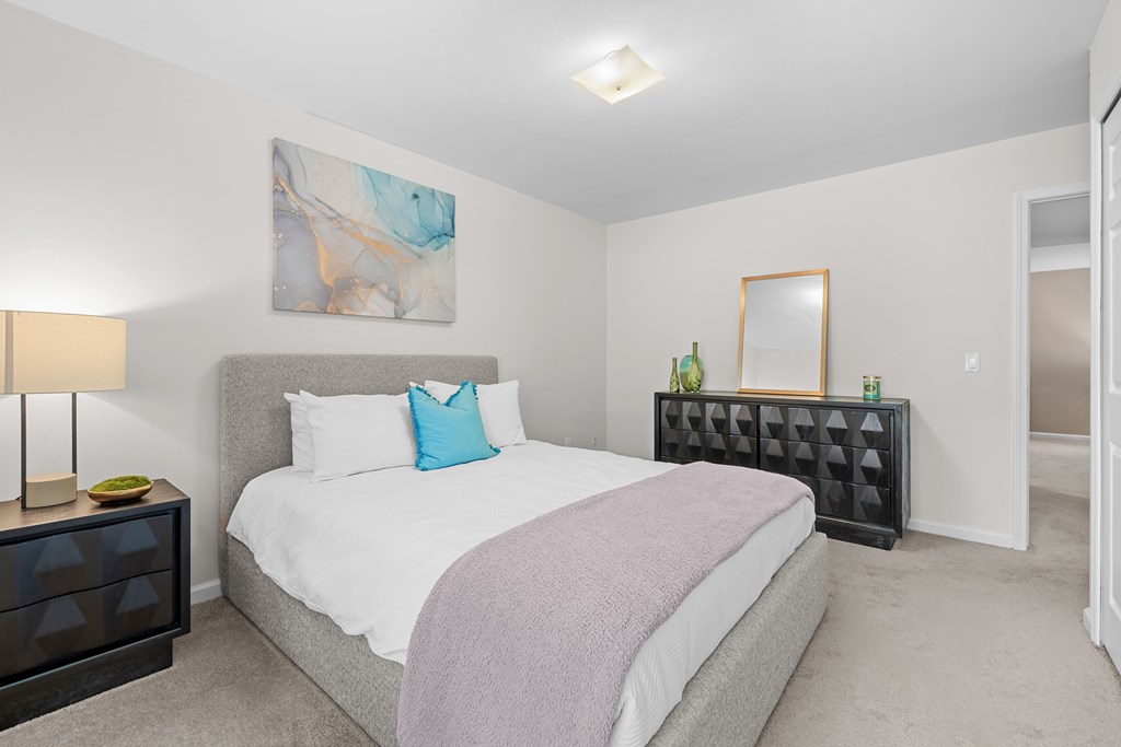 Spacious Bedroom at Lakeside Village Apartments Clinton Township MI