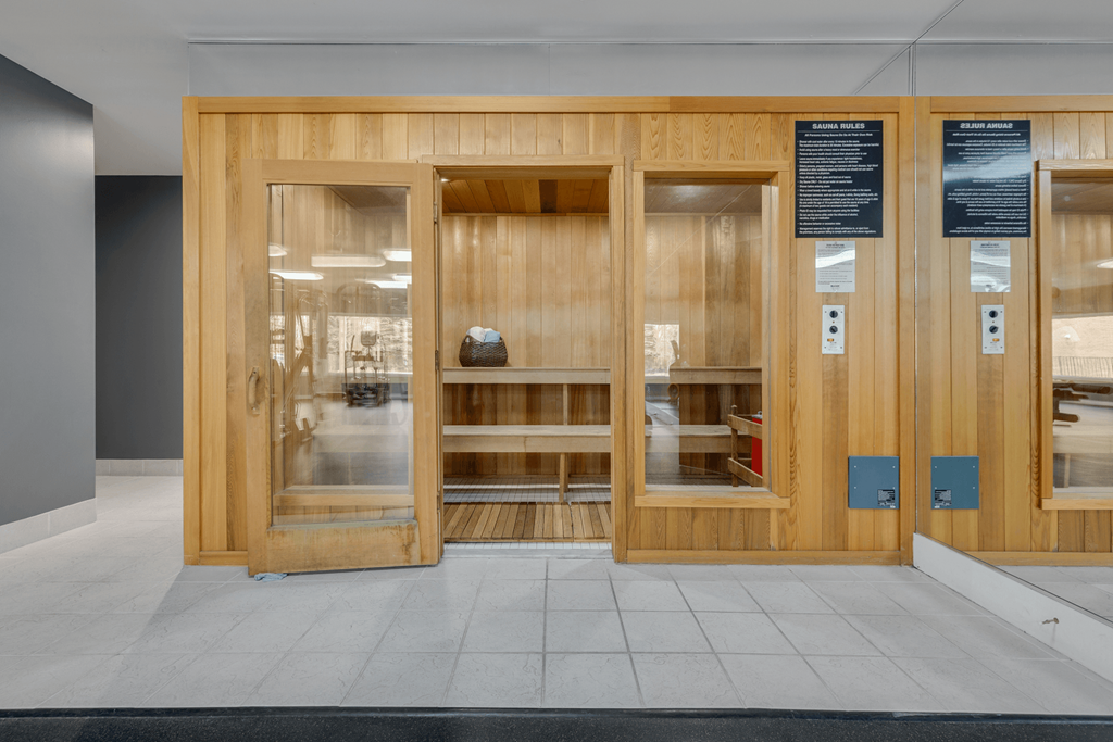 Sauna at Prentiss Pointe Apartments, Harrison Township, 48045